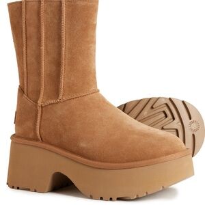 UGG Women's Brown Platform Winter Boots